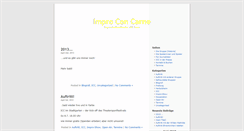 Desktop Screenshot of impro-con-carne.de
